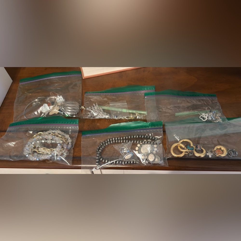 MYSTERY BAGS - $7 per bag - Jewelry - Rings, earrings, bracelets etc.